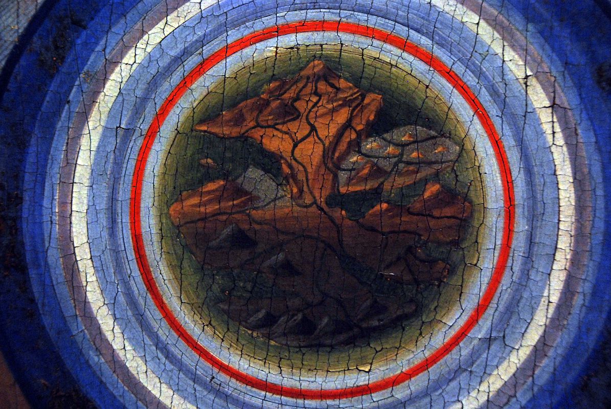 27D The Creation of the World and the Expulsion from Paradise Close Up 3 - Giovanni di Paolo 1445 - Robert Lehman Collection New York Metropolitan Museum Of Art